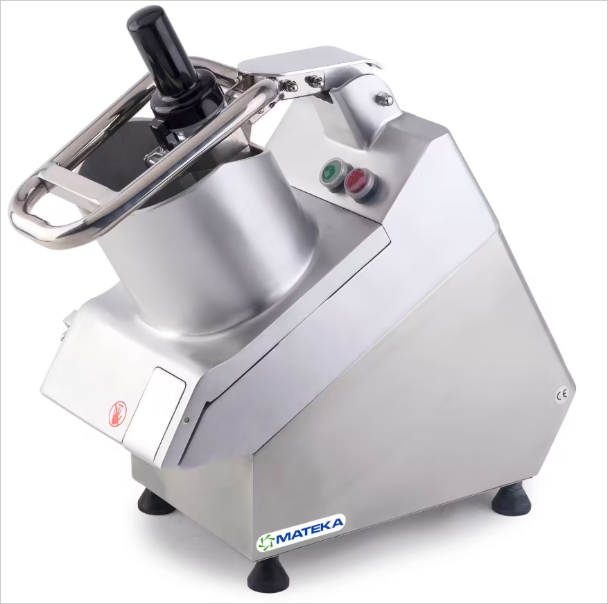 Mateka AVC65 Setüstü Geniş Sebze İşleme Makinesi 220V 350 Kg/Saat