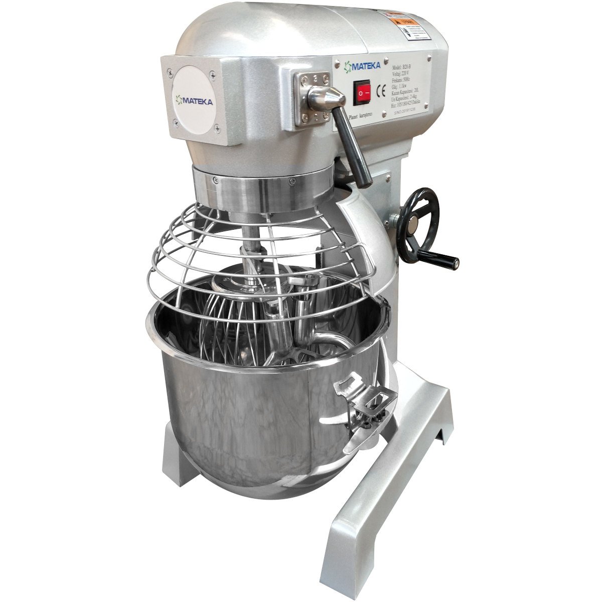 Mateka CRB10M Planet Mikser 2 Hız 10 L 220V