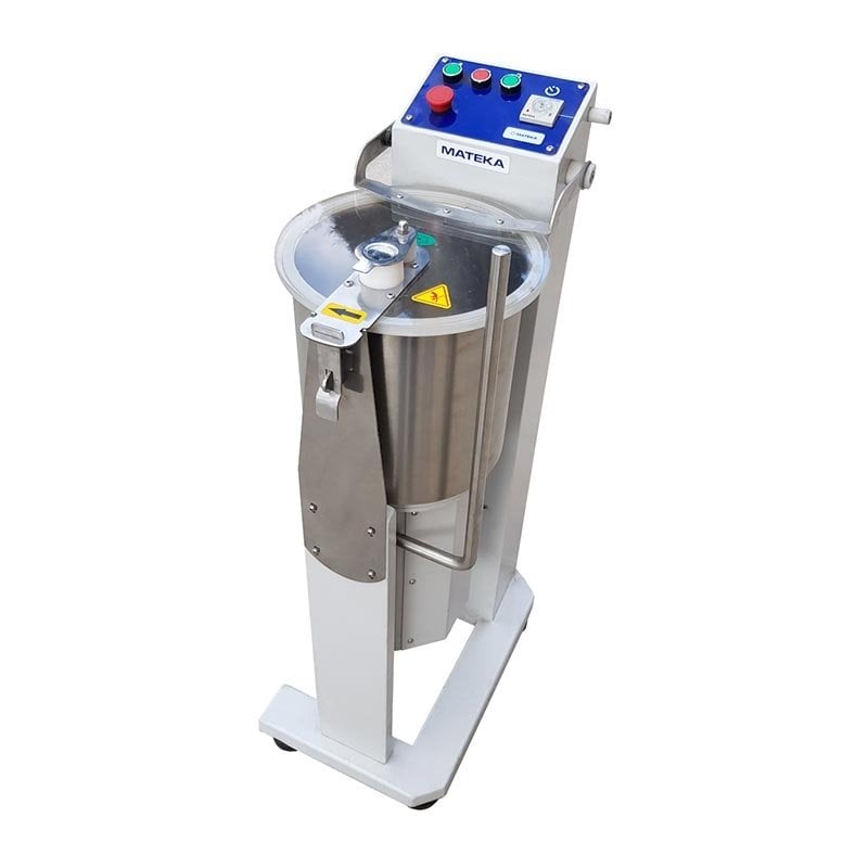 Mateka GPD 300 T Gıda Parçalama Cutteri Devirmeli 2 Hız 20 L