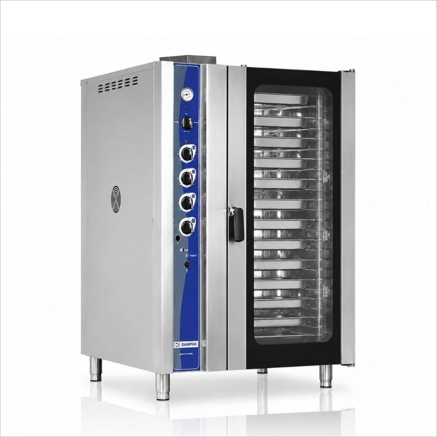 Pimak Elektrikli GN 2/1 20 Tepsili Konveksiyonel Fırın