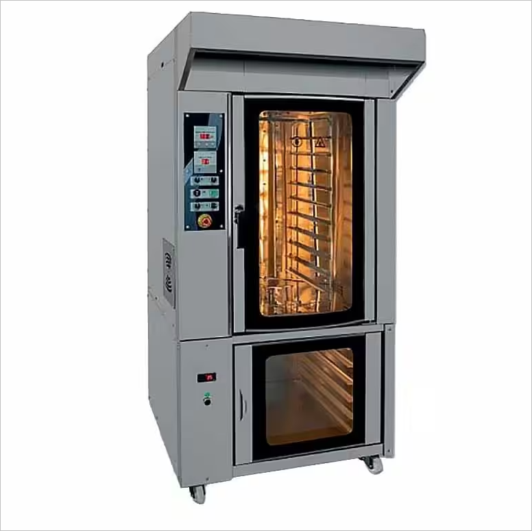 Pimak Gazlı Döner Konveksiyonlu Fırın 40×60 cm 10 Tepsi