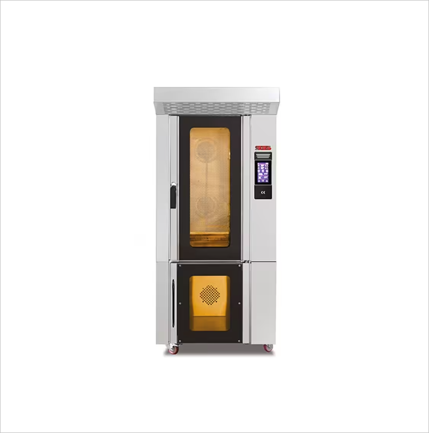 SGS PM-9-E 9 Tepsili Konveksiyonel Fırın Mayalandırma Kabinli Elektrikli 40×60