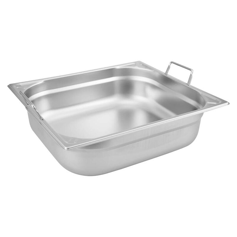 Öztiryakiler Saplı Gastronorm Küvet, Köşe Desenli GH 2/3-100, 32,5x35x10 cm