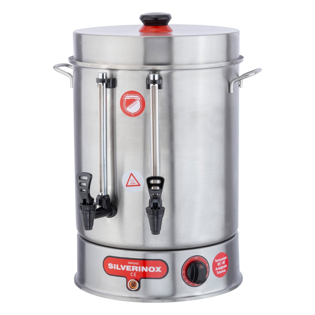 Silverinox Standart çay makinesi 15 Lt 160 Bardak Kapasiteli